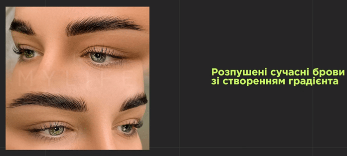 Ламінування брів
